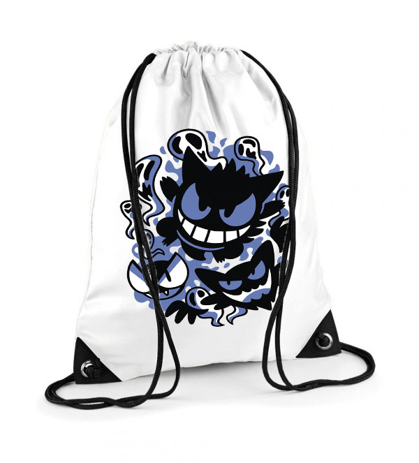 Gengar Ghastly Hunter Pokemon Poliészter Tornazsák