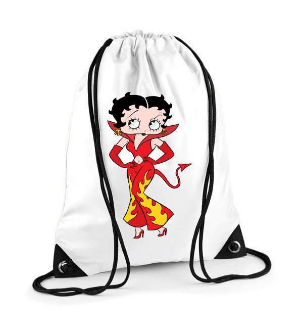 Betty Boop Poliészter Tornazsák