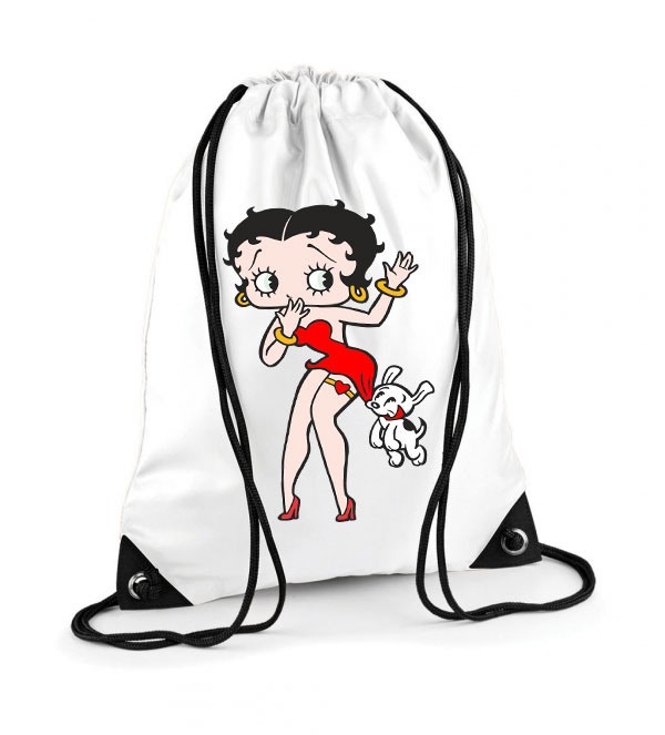 Betty Boop Poliészter Tornazsák