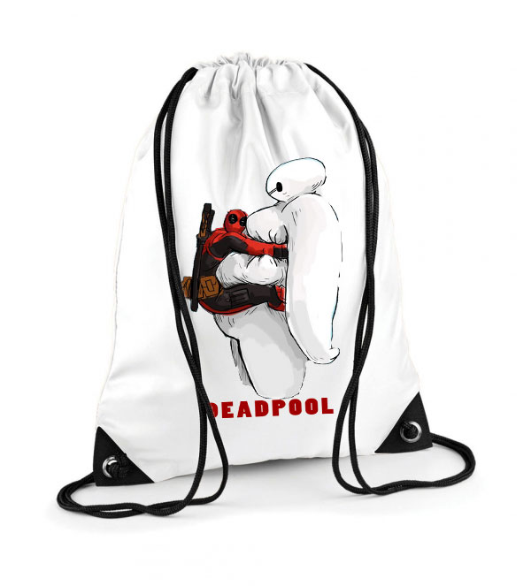 Deadpool Baymax Poliészter Tornazsák