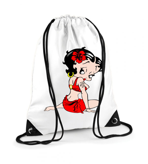 Betty Boop Poliészter Tornazsák