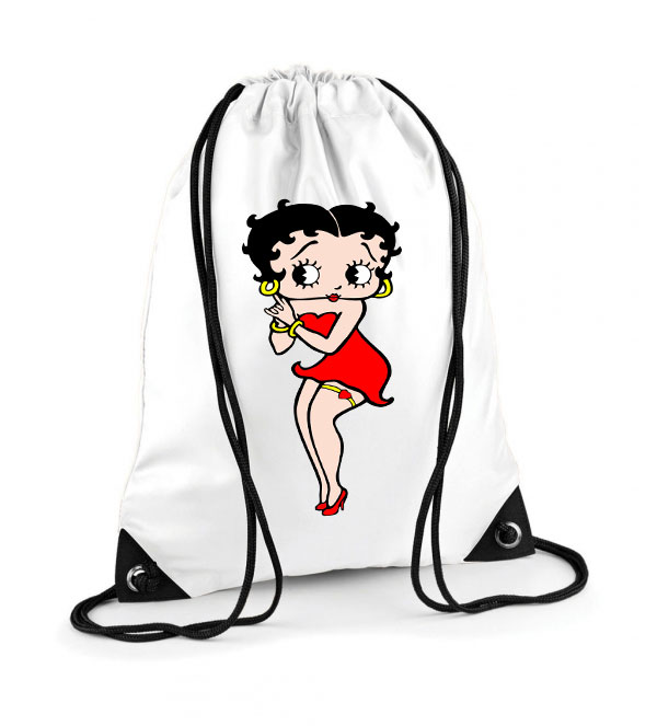 Betty Boop Poliészter Tornazsák