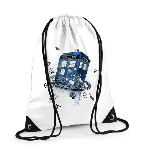 tardis dr who ki vagy doki Poliészter Tornazsák