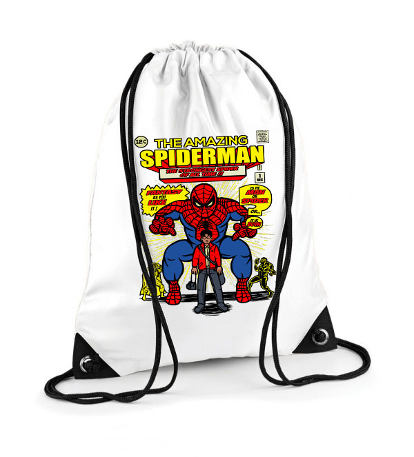 Amazing Spider Man pókember Poliészter Tornazsák