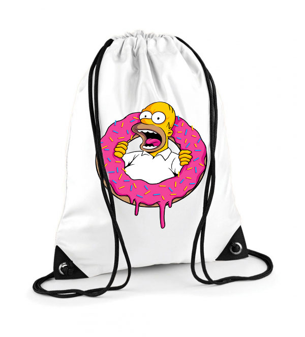 fánk homer donut simpson Poliészter Tornazsák
