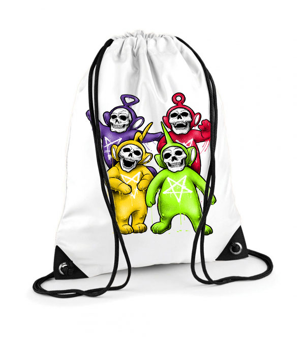 teletubbies koponya Poliészter Tornazsák