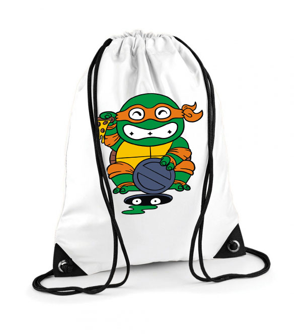 tini ninja teknőcök michelangelo Poliészter Tornazsák