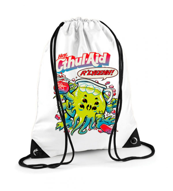 cthulhu chutulu hp lovecraft kool aid Poliészter Tornazsák
