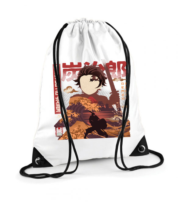 tanjiro demon slayer Poliészter Tornazsák