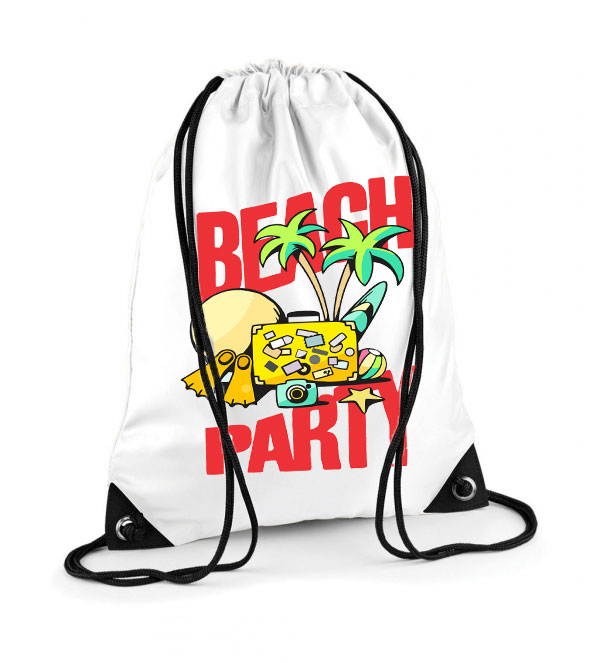 nyár nyaralás beach party Poliészter Tornazsák