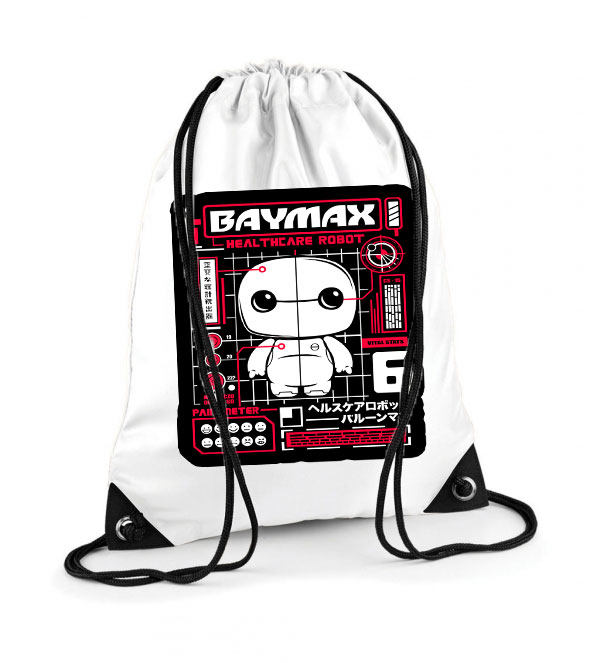 Baymax Poliészter Tornazsák