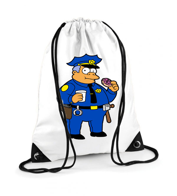 simpson család wiggum rendőr Poliészter Tornazsák