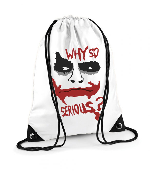 why so serious Joker Poliészter Tornazsák