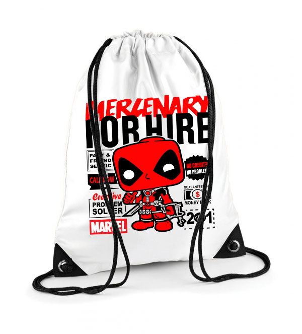deadpool Poliészter Tornazsák