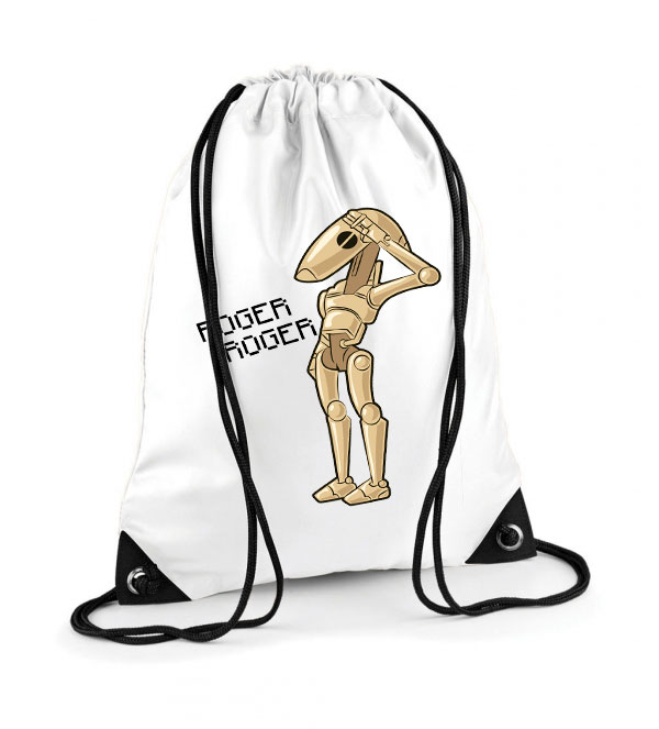 star wars roger droid Poliészter Tornazsák