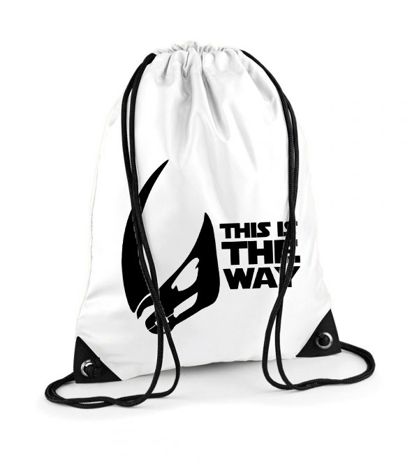 A Mandalorian Poliészter Tornazsák