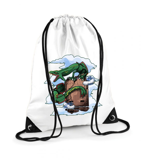 Pokemon rayquaza Poliészter Tornazsák