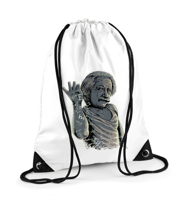 albert einstein Poliészter Tornazsák