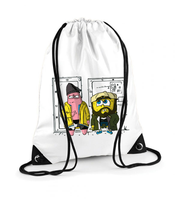 spongya bob jay és néma bob Poliészter Tornazsák