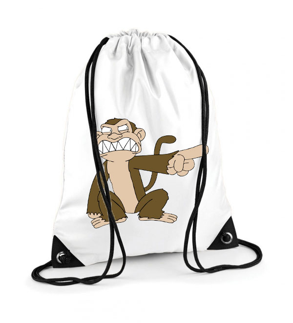Family Guy Evil Monkey Gonosz Majom Poliészter Tornazsák