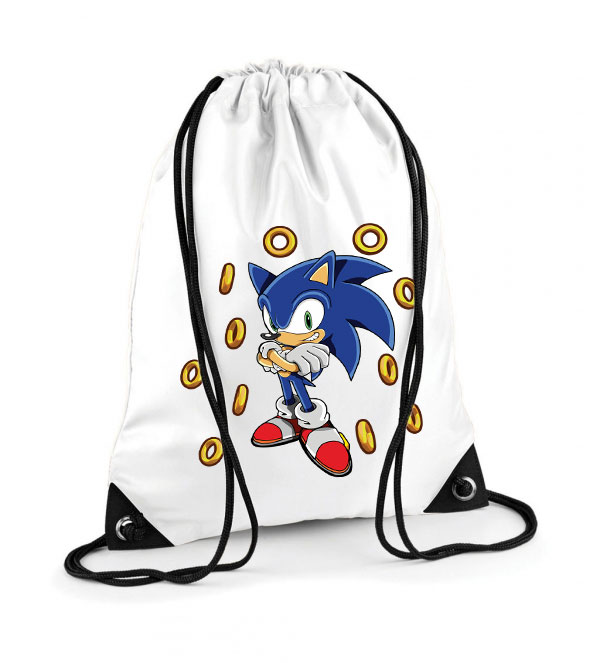 sonic a sündisznó Poliészter Tornazsák