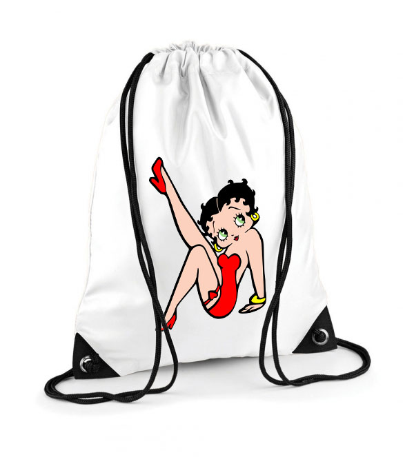 Betty Boop Poliészter Tornazsák