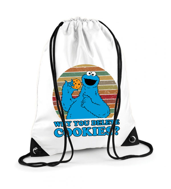 sütiszörny cookie monster Poliészter Tornazsák