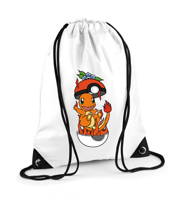 pokemon charmander Poliészter Tornazsák