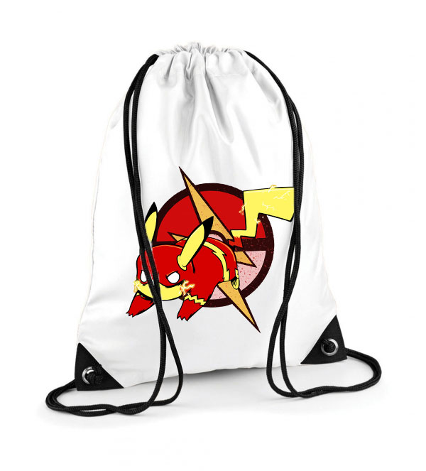 flash pikachu pokemon Poliészter Tornazsák