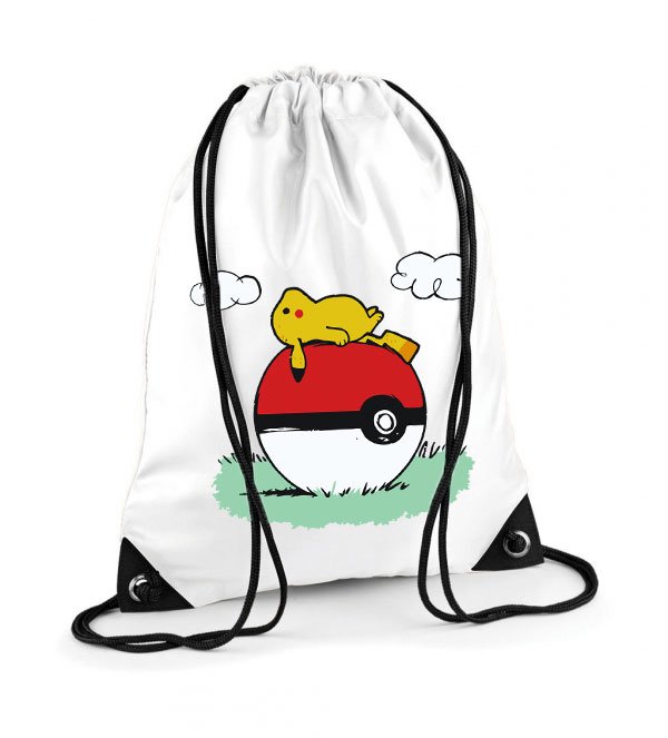 Pikachu Pokemon Snoopy Poliészter Tornazsák