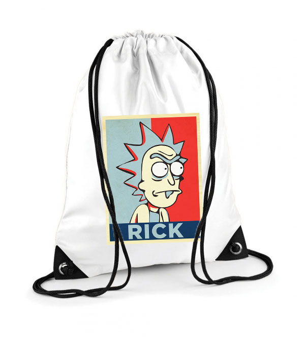 rick és morty Poliészter Tornazsák
