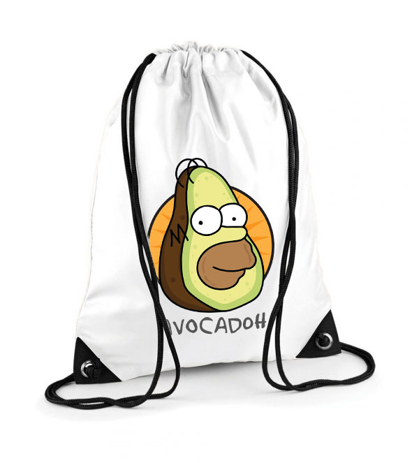 homer simpson avocadoh Poliészter Tornazsák