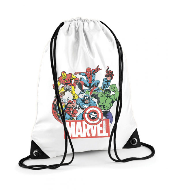 marvel avengers bosszúállók vasember thor pókember Poliészter Tornazsák