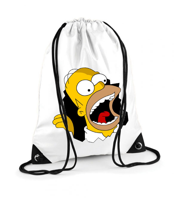 homer simpson Poliészter Tornazsák