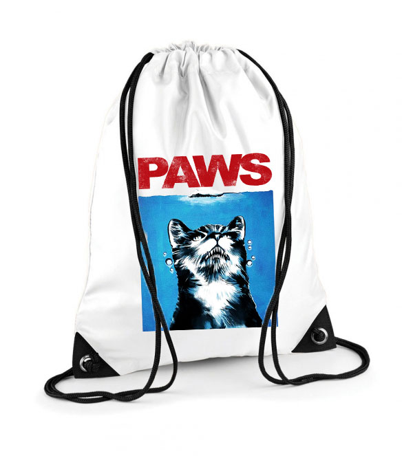 paws macsa macskás cica Poliészter Tornazsák