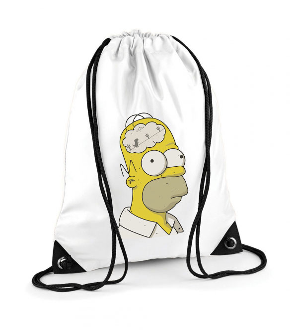 homer simpson simpson család Poliészter Tornazsák