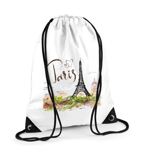 párizs paris eiffel torony Poliészter Tornazsák