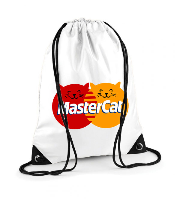 master cat macska macskás cica cicás Poliészter Tornazsák