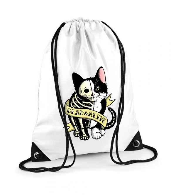 schrödinger macskája Poliészter Tornazsák