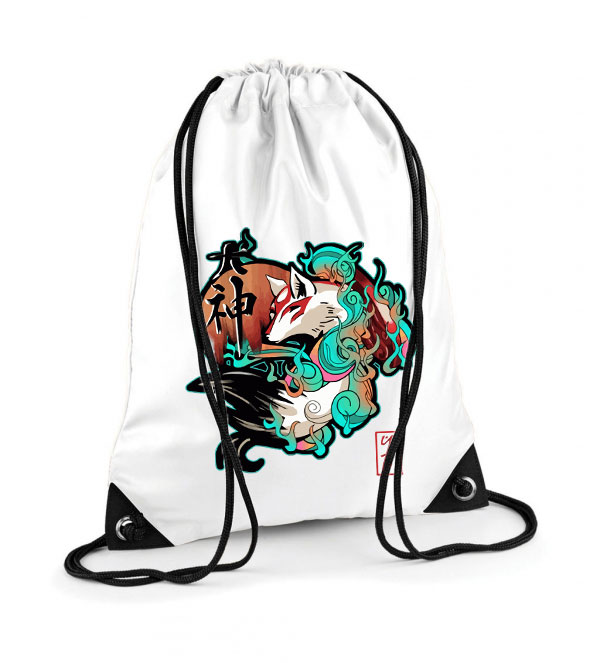 kitsune kicune Poliészter Tornazsák
