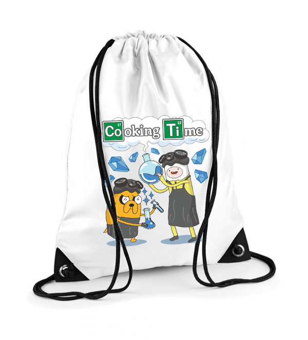 cooking time adventure time Poliészter Tornazsák