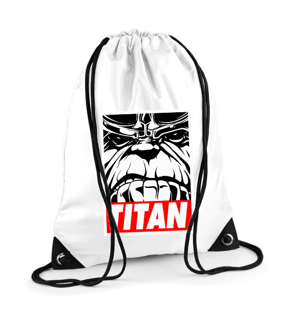 thanos titan avengers Poliészter Tornazsák