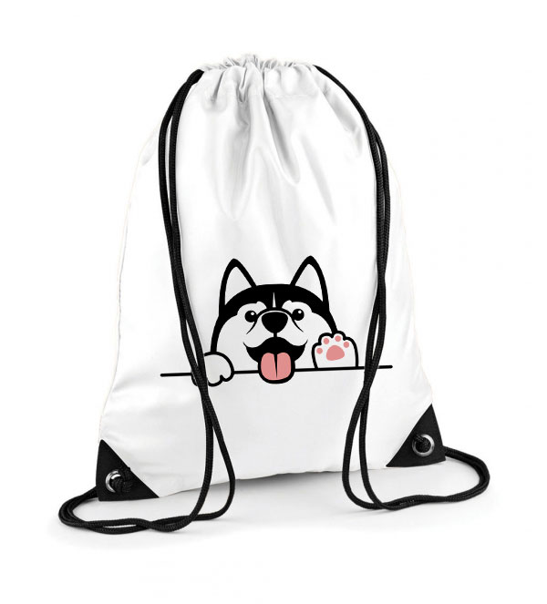 husky kutya Poliészter Tornazsák