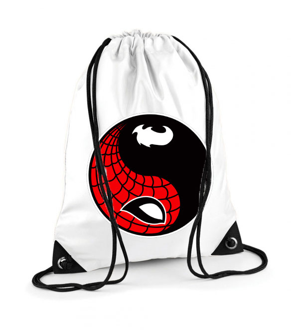 spider man yin yang venom Poliészter Tornazsák