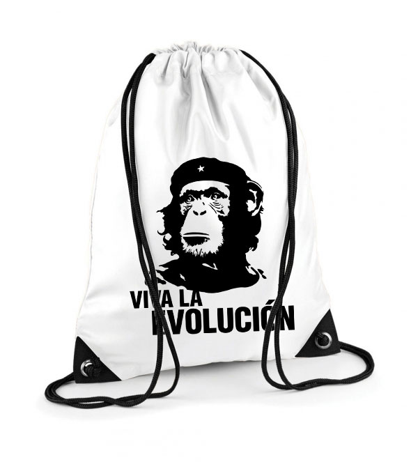 evolúció evolution majom csimpánz Poliészter Tornazsák