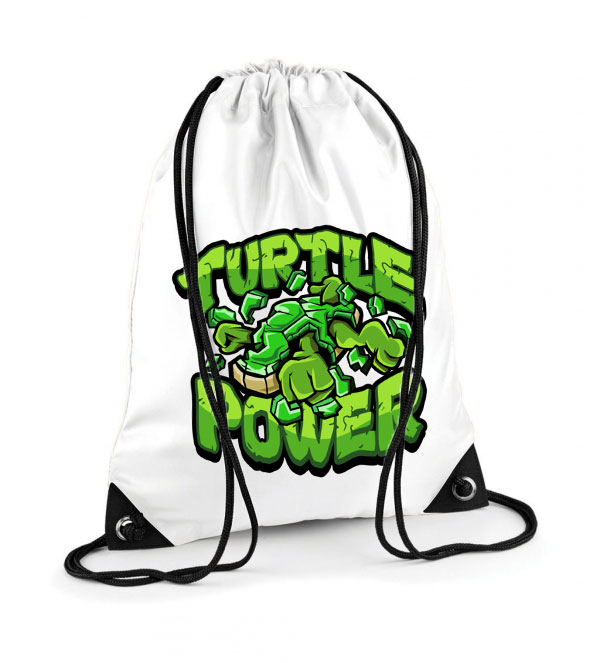 tini ninja teknőcök tmnt turtle power Poliészter Tornazsák