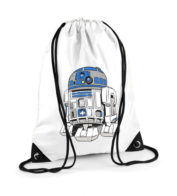 r2d2 star wars Poliészter Tornazsák