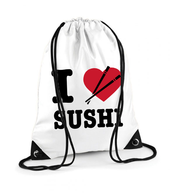 szusi sushi Poliészter Tornazsák