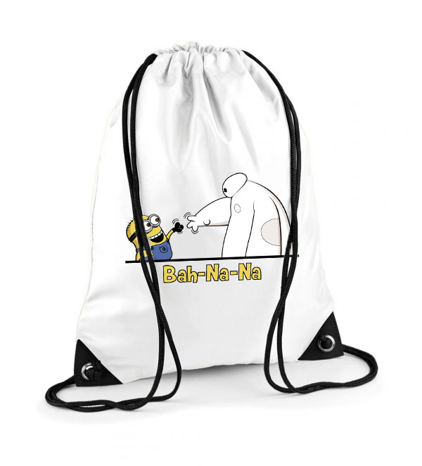 banana minion minyon minyonok baymax Poliészter Tornazsák
