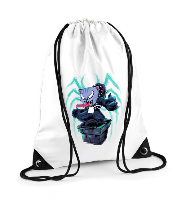 venom macska Poliészter Tornazsák